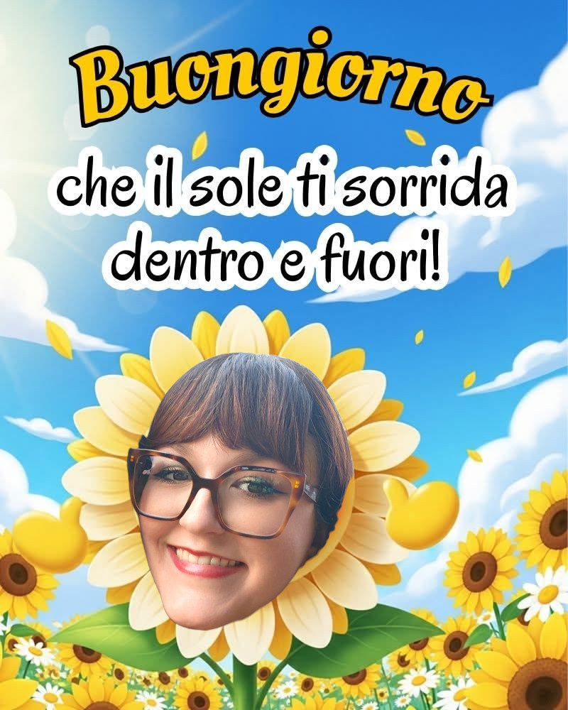 Buongiorno amici! Stamattina mi son svegliato con il sorriso… e un buon buongiornissimo per voi 😁🌞