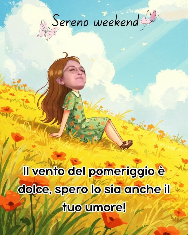 Buongiornissimo! Vi auguro un venerdì (o quel che volete) carico di energia positiva e pace interiore 🙌☀️